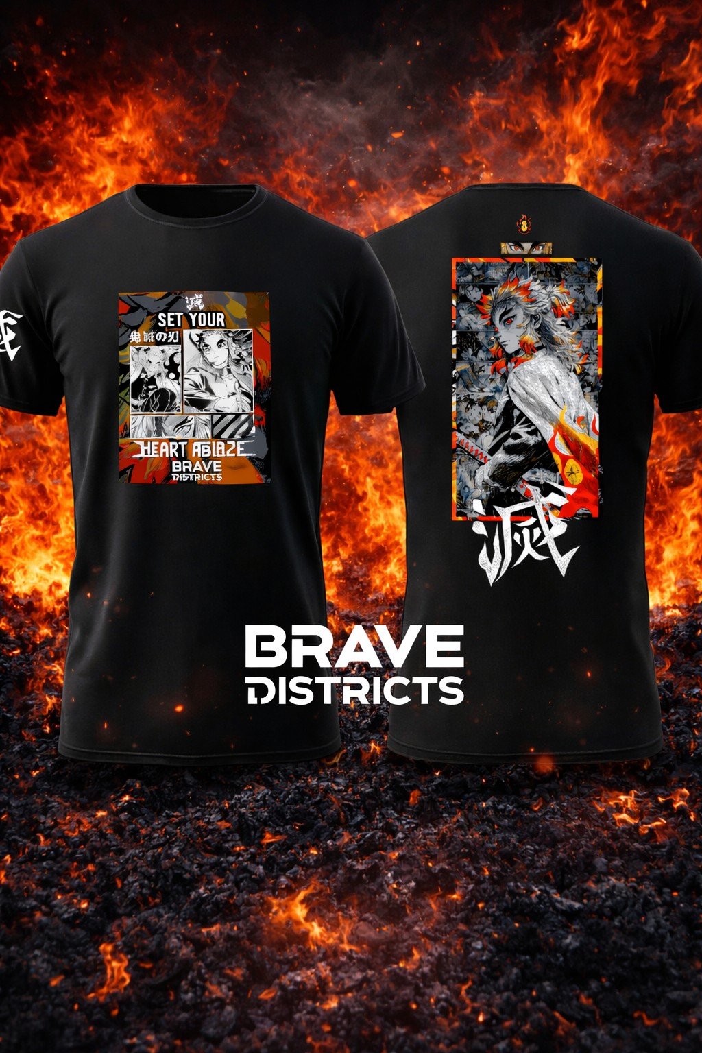 Polera Rengoku – Demon Slayer | Brave Districts