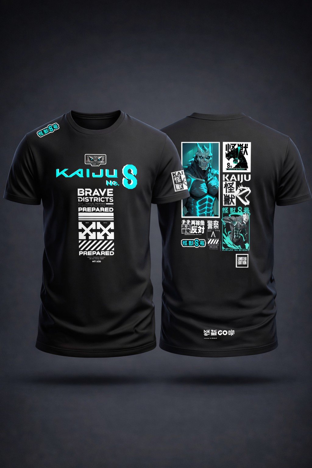 Polera Kaiju No. 8 – Edición Street Anime | Brave Districts